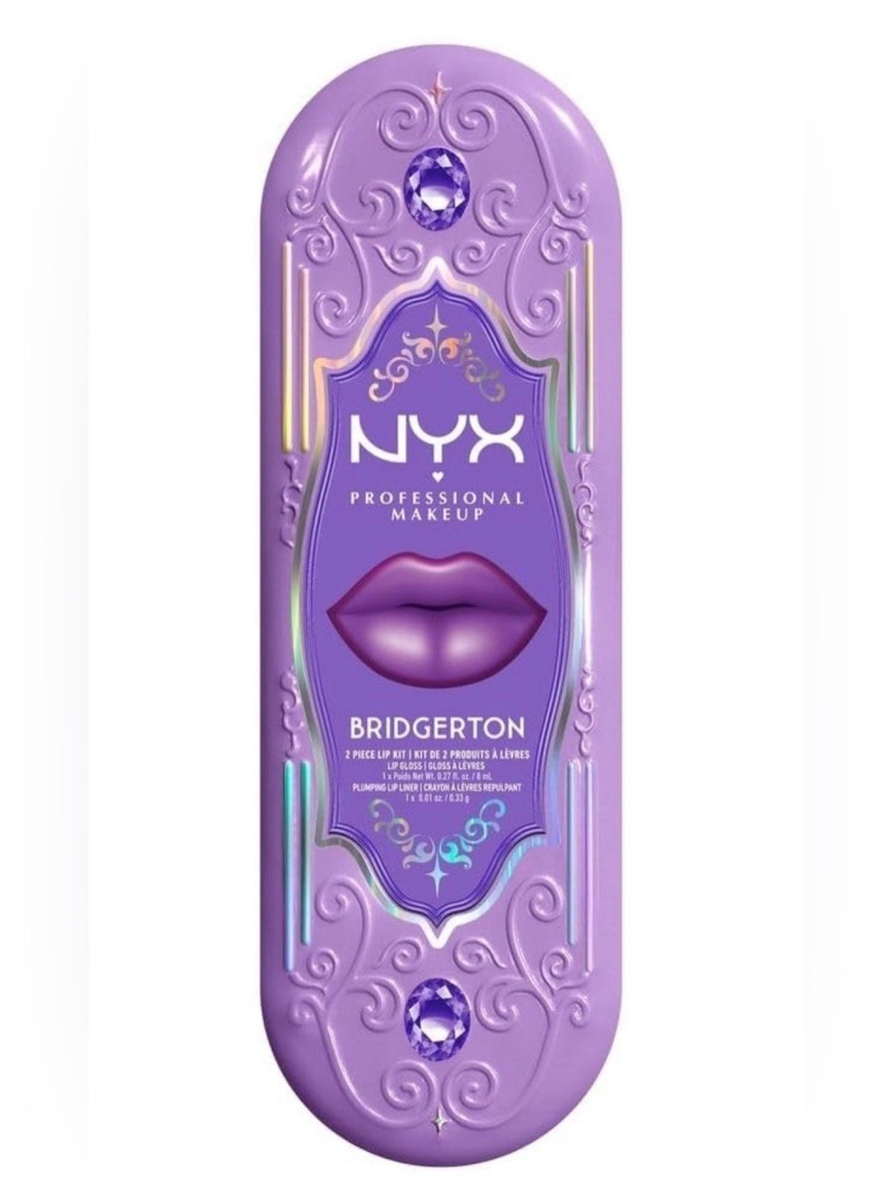 NYX Professional Makeup - Bridgerton - 2 Piece Lip Kit - Lip Gloss + Lip Liner
